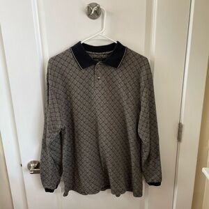 Classic Black and Gray Polo Shirt for Men